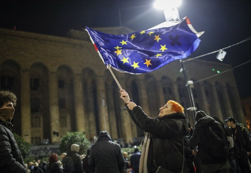 Γεωργία διαδηλώσεις Δεκ 2024 5