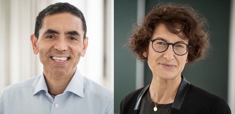 Ugur Sahin (Ουγκούρ Σαχιν) - Ozlem Tureci (Οζλέμ Τουρετσί) 08.04.2021