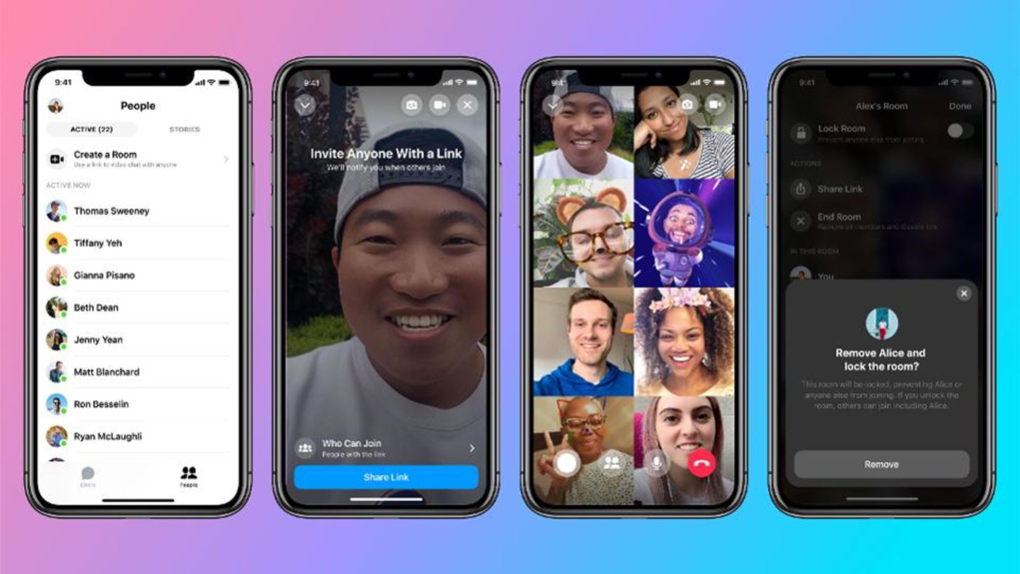 Facebook Messenger Rooms: &#x39C;&#x3B1;&#x3B6;&#x3B9;&#x3BA;&#x3AE; &#x3B2;&#x3B9;&#x3BD;&#x3C4;&#x3B5;&#x3BF;&#x3B4;&#x3B9;&#x3AC;&#x3C3;&#x3BA;&#x3B5;&#x3C8;&#x3B7; &#x3BC;&#x3B5; &#x3AD;&#x3C9;&#x3C2; 50 &#x3C7;&#x3C1;&#x3AE;&#x3C3;&#x3C4;&#x3B5;&#x3C2;