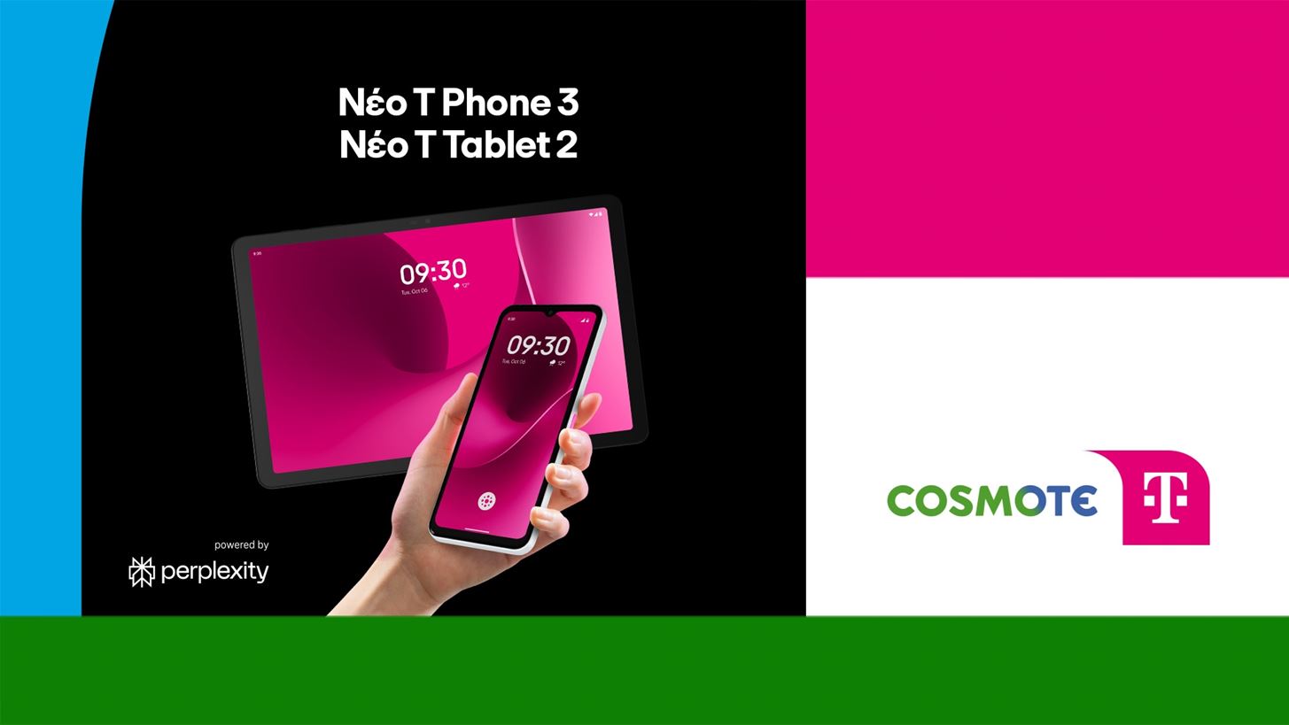 &#x397; Cosmote Telekom &#x3C6;&#x3AD;&#x3C1;&#x3BD;&#x3B5;&#x3B9; &#x3B3;&#x3B9;&#x3B1; &#x3C0;&#x3C1;&#x3CE;&#x3C4;&#x3B7; &#x3C6;&#x3BF;&#x3C1;&#x3AC; &#x3C3;&#x3C4;&#x3B7;&#x3BD; &#x395;&#x3BB;&#x3BB;&#x3AC;&#x3B4;&#x3B1; &#x3C4;&#x3B9;&#x3C2; &#x391;&#x399; &#x3C3;&#x3C5;&#x3C3;&#x3BA;&#x3B5;&#x3C5;&#x3AD;&#x3C2; T Phone 3 &#x3BA;&#x3B1;&#x3B9; &#x3A4; Tablet 2
