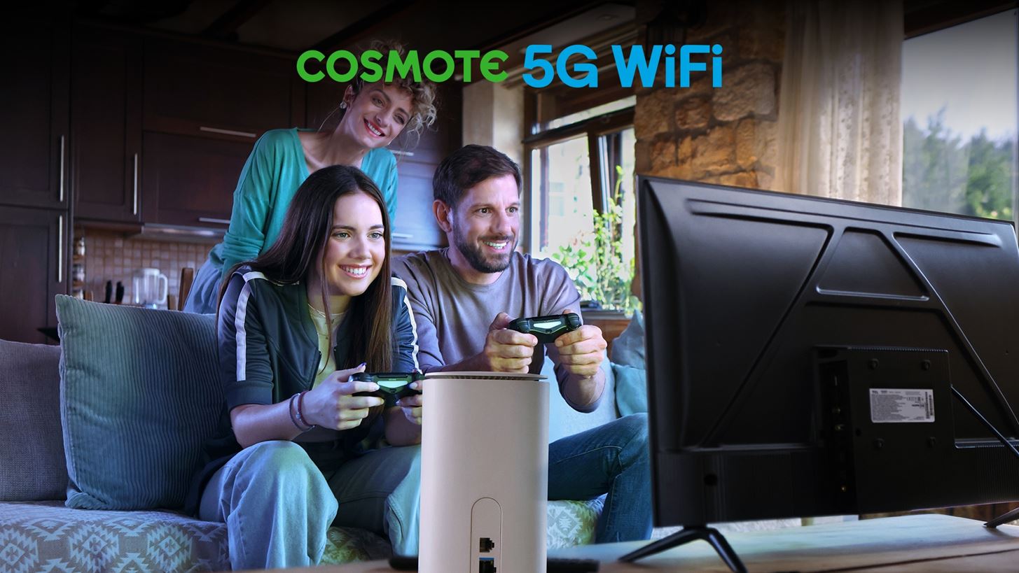 COSMOTE 5G WiFi: &#x3B3;&#x3C1;&#x3AE;&#x3B3;&#x3BF;&#x3C1;&#x3BF; &#x3BA;&#x3B1;&#x3B9; &#x3B1;&#x3BE;&#x3B9;&#x3CC;&#x3C0;&#x3B9;&#x3C3;&#x3C4;&#x3BF; &#x3AF;&#x3BD;&#x3C4;&#x3B5;&#x3C1;&#x3BD;&#x3B5;&#x3C4; &#x3B3;&#x3B9;&#x3B1; &#x3C4;&#x3BF; &#x3C3;&#x3C0;&#x3AF;&#x3C4;&#x3B9; &#x3BA;&#x3B1;&#x3B9; &#x3C4;&#x3B7;&#x3BD; &#x3B5;&#x3C0;&#x3B9;&#x3C7;&#x3B5;&#x3AF;&#x3C1;&#x3B7;&#x3C3;&#x3B7; &#x3C4;&#x3CE;&#x3C1;&#x3B1; &#x3BA;&#x3B1;&#x3B9; &#x3BC;&#x3B5; &#x3B1;&#x3C0;&#x3B5;&#x3C1;&#x3B9;&#x3CC;&#x3C1;&#x3B9;&#x3C3;&#x3C4;&#x3B7; &#x3BF;&#x3BC;&#x3B9;&#x3BB;&#x3AF;&#x3B1;