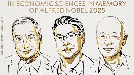 Οι νομπελίστες Οικονομίας 2025 αναγνωρίζουν την καινοτομία σε επίπεδο επιχείρησης ως κλειδί για την οικονομική ανάπτυξη